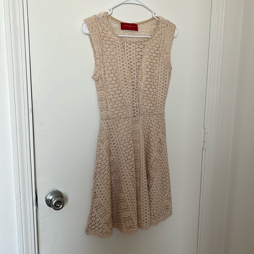 Akira beige dress